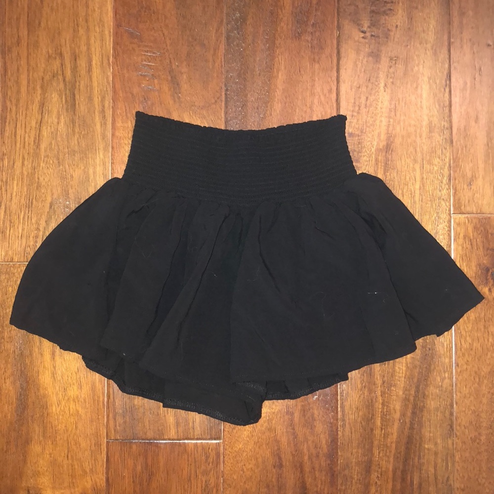 Brandy Melville Black Flowy Shorts